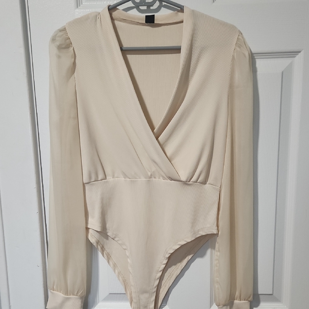 Elegant Cream Bodysuit